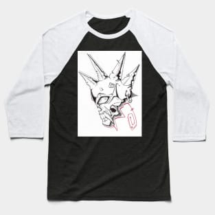 Skull and Spikes Baseball T-Shirt